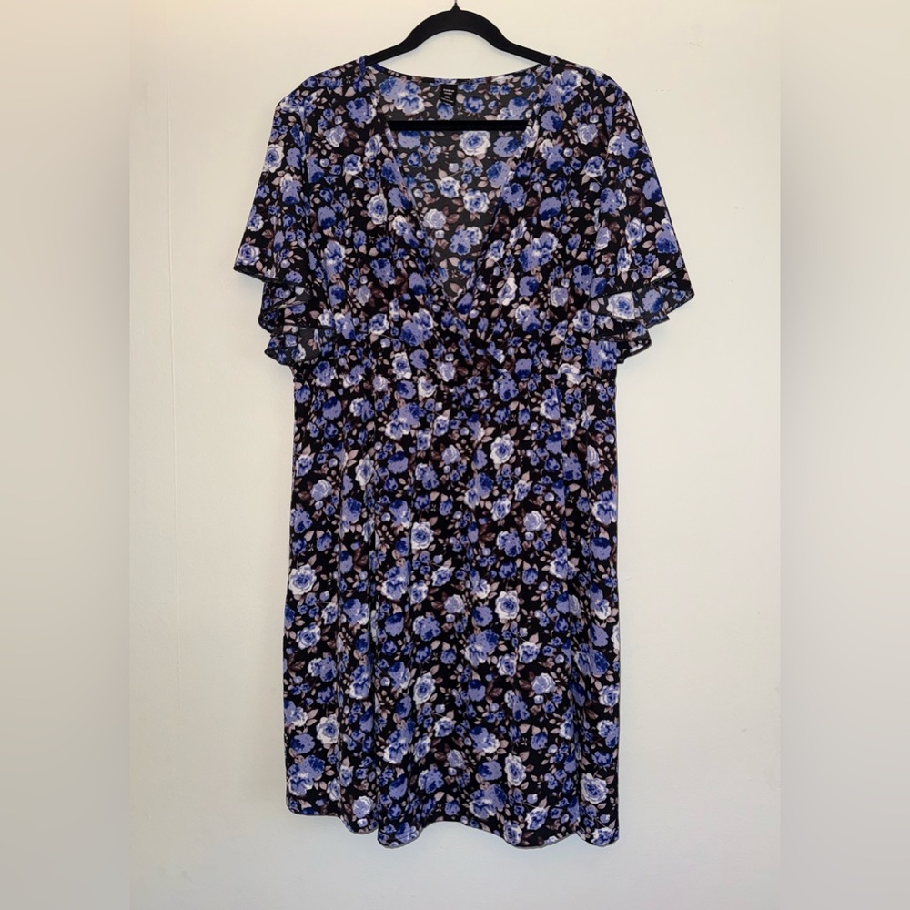 SHEIN curve women’s floral dress plus size 3XL ✨